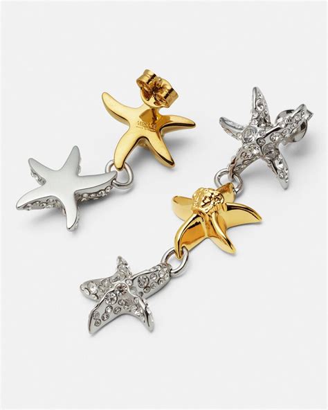 versace starfish earrings|Barocco Sea Earrings .